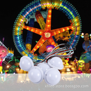 50mm 5050 RGB LED Amusement Park 2W DC12V Decoration Lighting